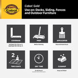 Cabot Gold Low VOC Satin Moonlit Mahogany Deck Varnish 1 gal