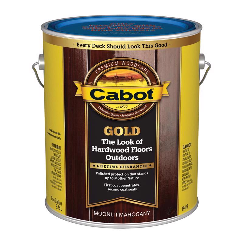Cabot Gold Low VOC Satin Moonlit Mahogany Deck Varnish 1 gal