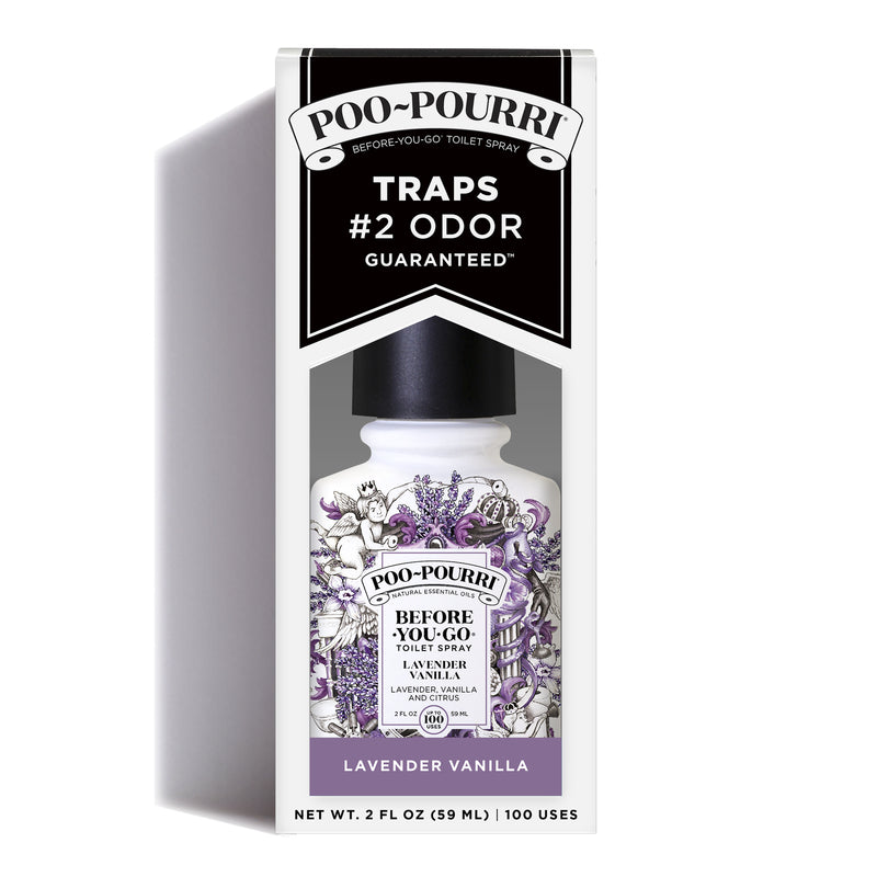 Poo-Pourri Lavender Vanilla Scent Odor Eliminator 2 oz Liquid