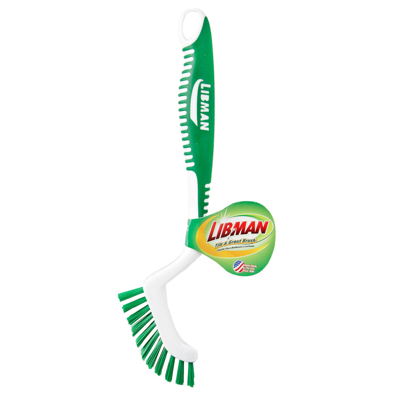 Libman 0.625 in. W Hard Bristle 6.25 in. Polypropylene Handle Grout and Tile Brush
