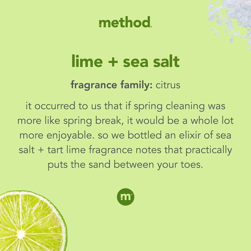 Method Lime/Sea Salt Scent Liquid Dish Soap 18 oz 1 pk