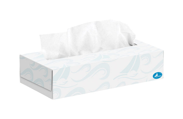 FACIAL TISSUE 2-PLY 8X8"