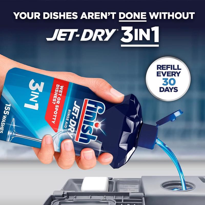 Jet-Dry Finish Original Scent Liquid Dishwasher Rinse Aid 16 oz 1 pk