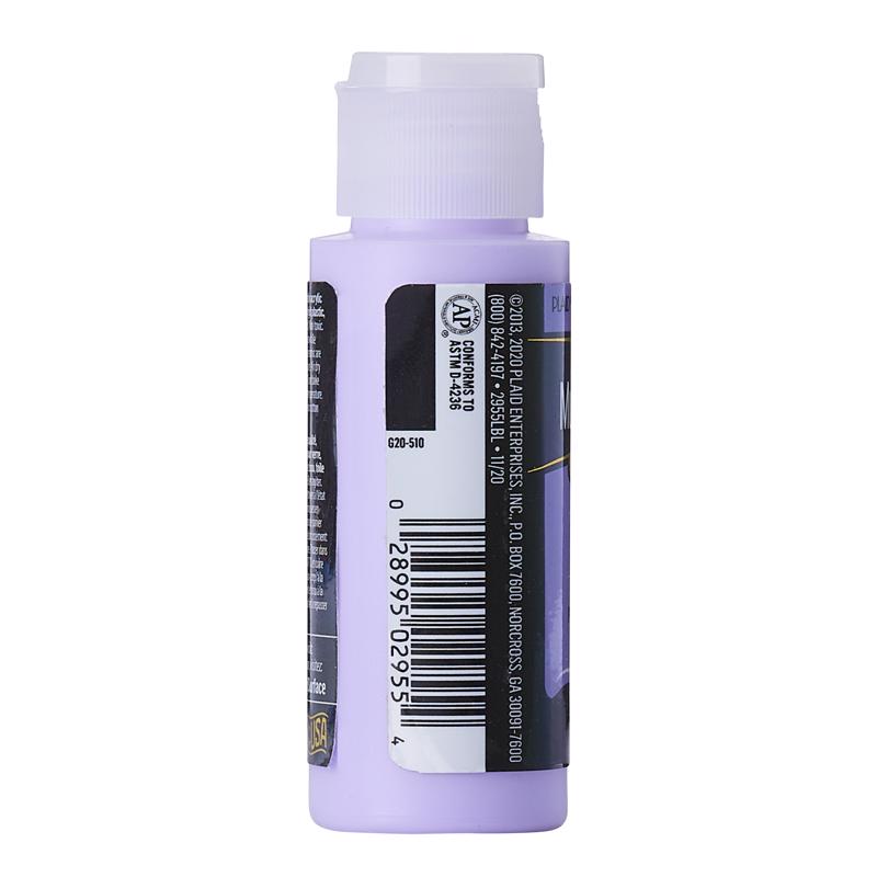 Plaid FolkArt Satin Light Lavender Hobby Paint 2 oz