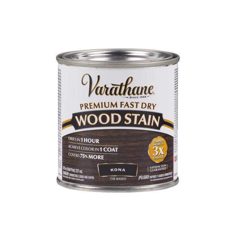 Varathane Premium Kona Oil-Based Fast Dry Wood Stain 0.5 pt