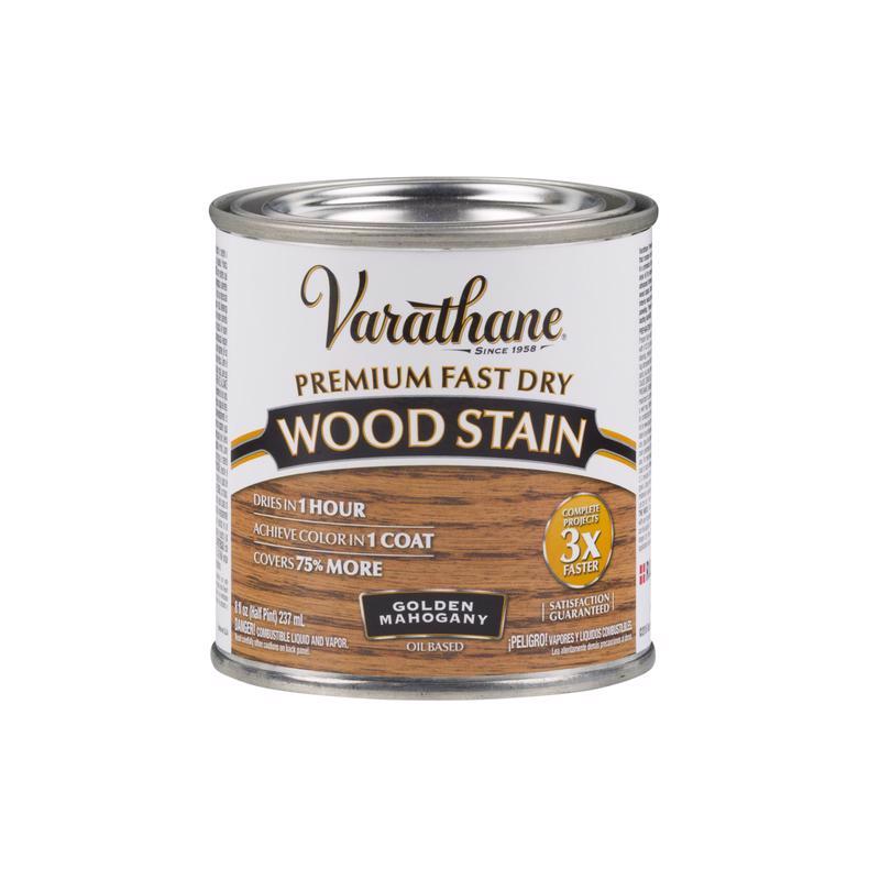 Varathane Premium Golden Mahogany Oil-Based Fast Dry Wood Stain 0.5 pt