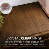 Minwax Polycrylic Matte Crystal Clear Water-Based Polyurethane 1 qt