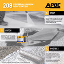 APOC High-Gloss Silver Fibered Aluminum Roof Coating 1 gal