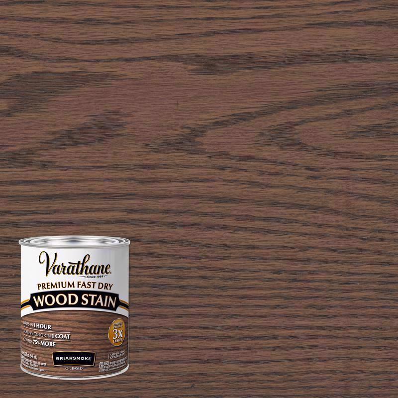 Varathane Semi-Transparent Gloss Briarsmoke Oil-Based Urethane Modified Alkyd Wood Stain 1 qt