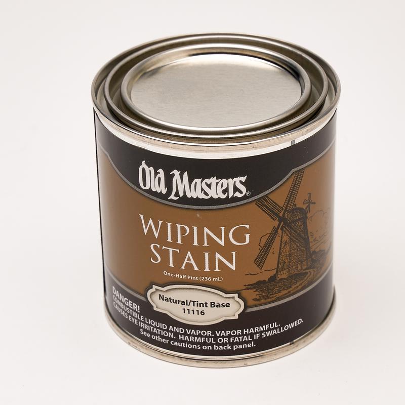 Old Masters Semi-Transparent Clear Oil-Based Wiping Stain 0.5 pt