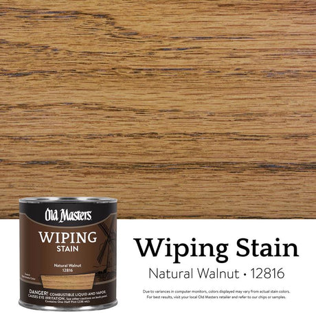 WIPE STAIN NATWALNT .5PT