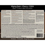 Old Masters Semi-Transparent Cherry Oil-Based Wiping Stain 1 qt