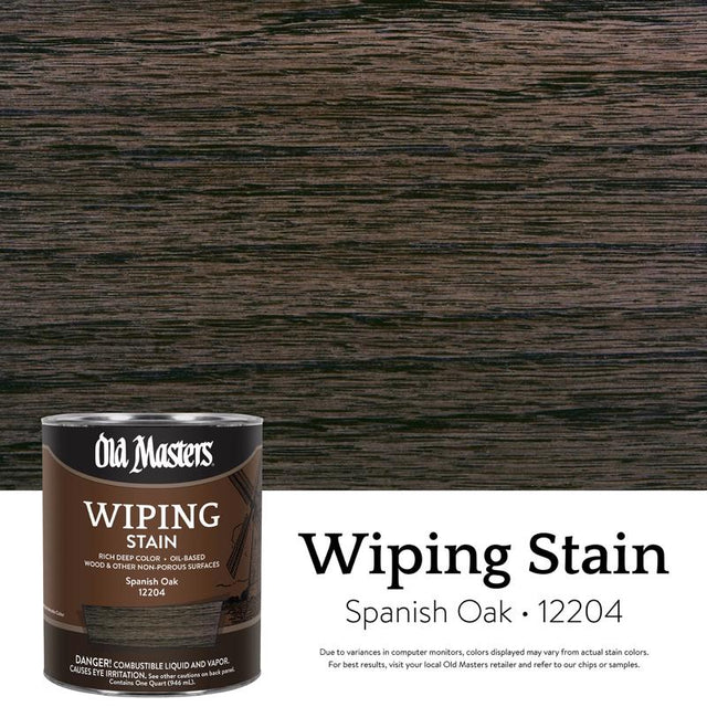 WIPE STAIN SPNSHOAK 1QT