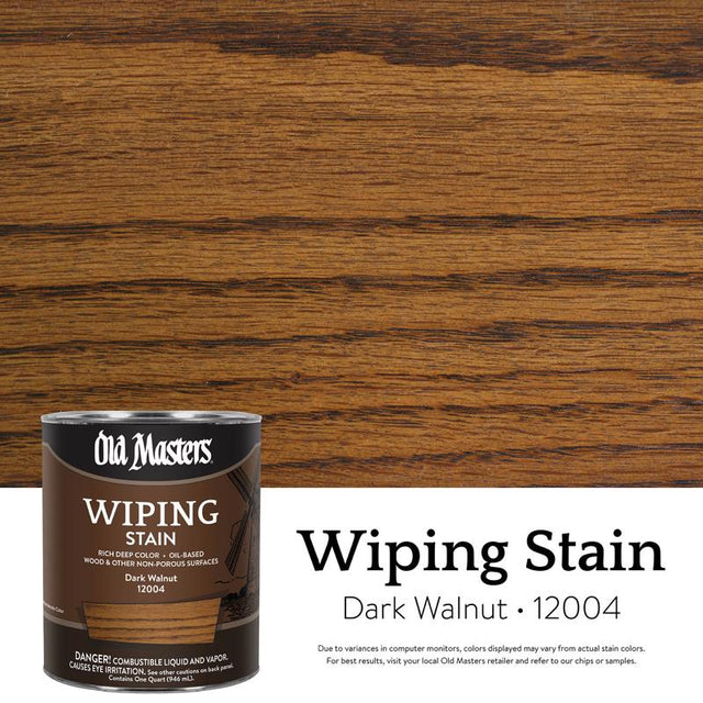 WIPE STAIN DRKWLNT 1QT