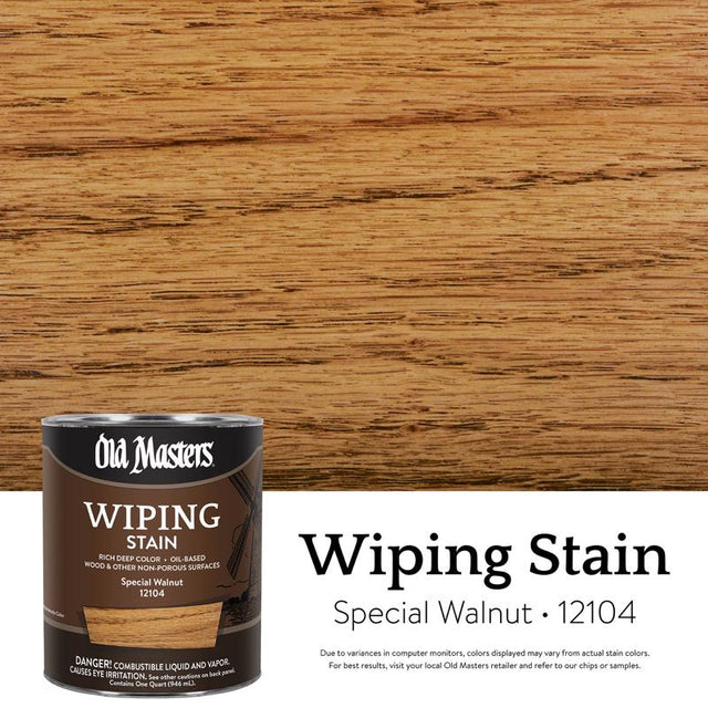 WIPE STAIN SPECWALNUT 1QT