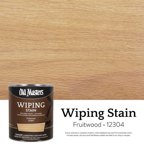 WIPE STAIN FRUITWOOD 1QT