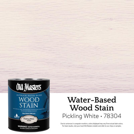 WOOD STAIN PICKGWHT 1QT