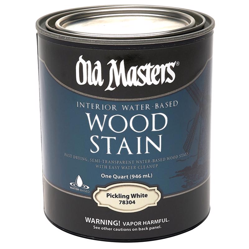 WOOD STAIN PICKGWHT 1QT