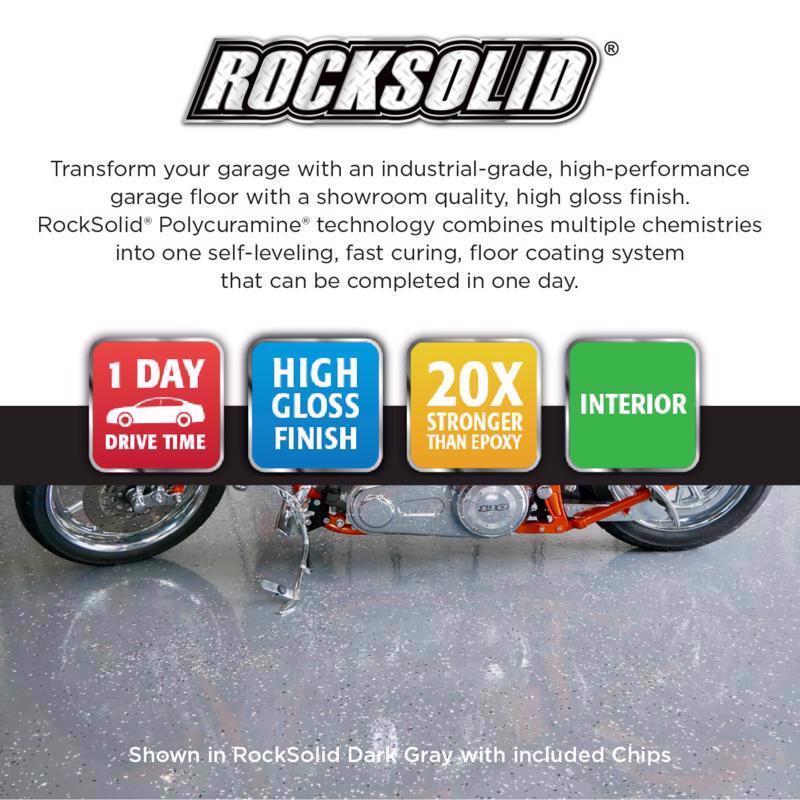 Rust-Oleum RockSolid Gray Garage Floor Coating Kit 76 oz
