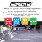 Rust-Oleum RockSolid High-Gloss Brilliant Blue Garage Floor Coating Kit 70 oz