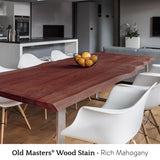 Old Masters Semi-Transparent Rich Mahogany Oil-Based Alkyd Gel Stain 1 pt