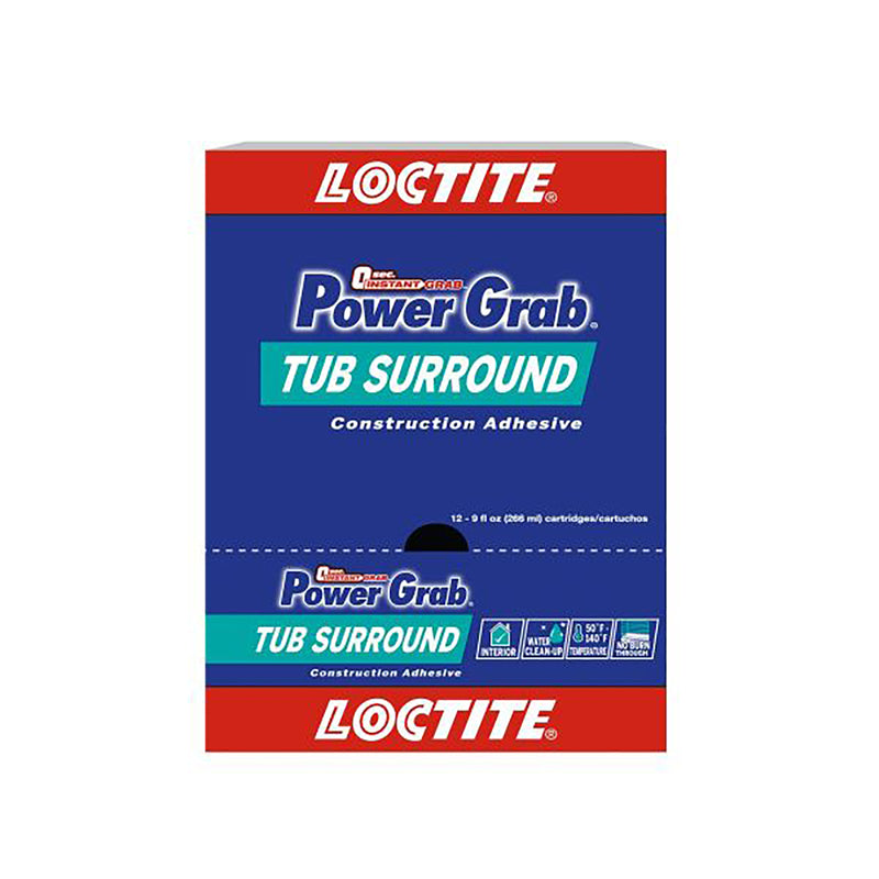 Loctite Power Grab Tub Surrounds Synthetic Latex Construction Adhesive 10 oz