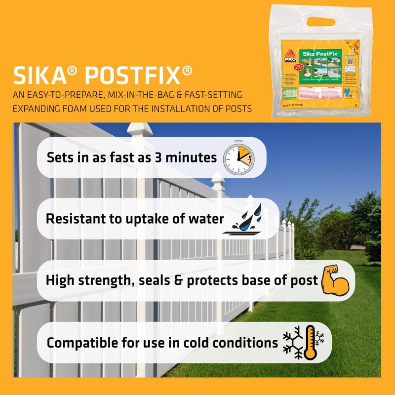 Sika Pro Select Fence Post Mix 33 oz