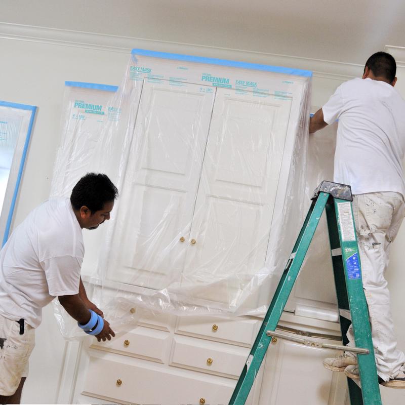 Easy Mask 4 ft. W X 180 ft. L X 0.5 mil Plastic Masking Film 1 pk