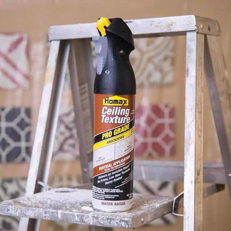 Homax Pro Grade Flat White Knockdown Ceiling Texture Spray 20 oz