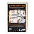 DROPCLOTH STAY PUT 4X12'