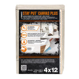 DROPCLOTH STAY PUT 4X12'
