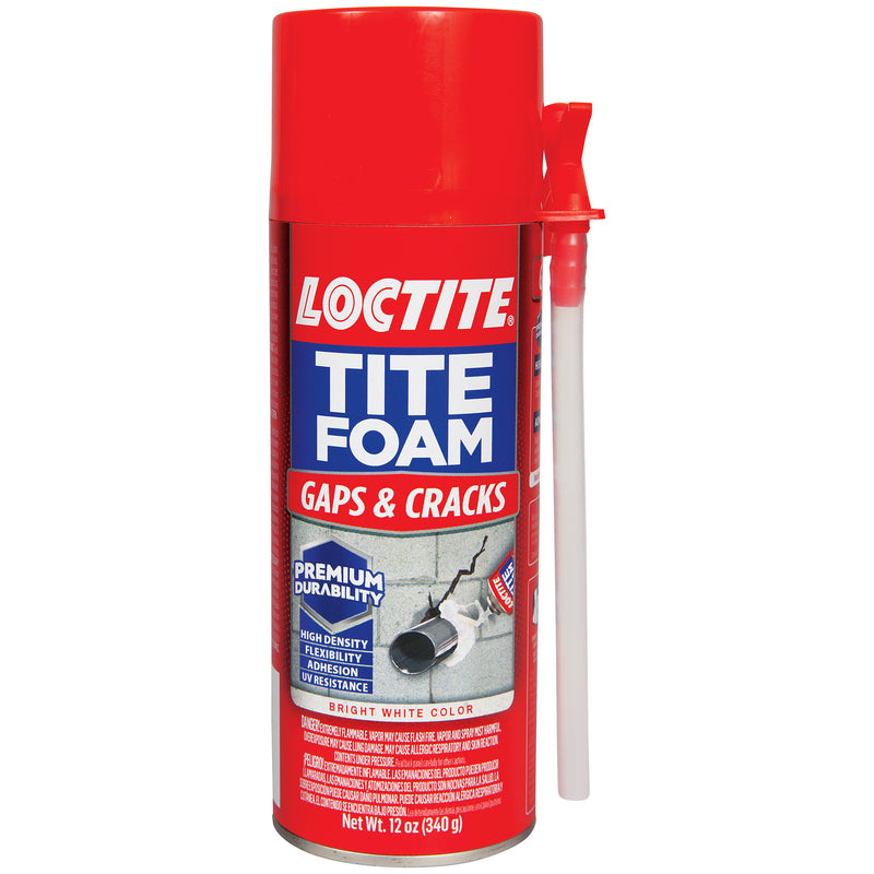 Loctite TiteFoam White Polyurethane Foam Foam Foam Sealant 12 oz