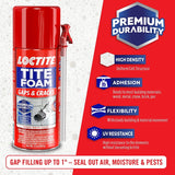 Loctite TiteFoam White Polyurethane Foam Foam Foam Sealant 12 oz
