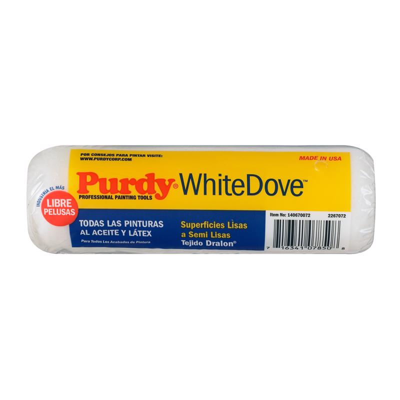 Purdy White Dove Woven Fabric 7 in. W X 3/8 in. Paint Roller Cover 1 pk