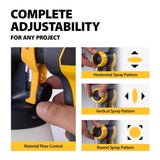 Wagner Control Spray Double Duty 4 psi Metal HVLP Paint Sprayer