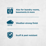 Valspar Porch, Floor & Patio Wood & Concrete Paint Gloss Clear Base 4 Floor and Patio Coating 1 gal