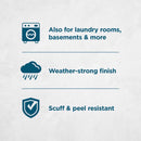 Valspar Porch, Floor & Patio Wood & Concrete Paint Gloss Clear Base 4 Floor and Patio Coating 1 gal