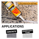 Sika Pro Select Gray Polyurethane Construction Caulk Sealant 10.1 oz