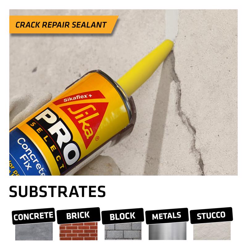 Sika Pro Select Limestone Polyurethane Concrete Caulk Sealant 10.1 oz