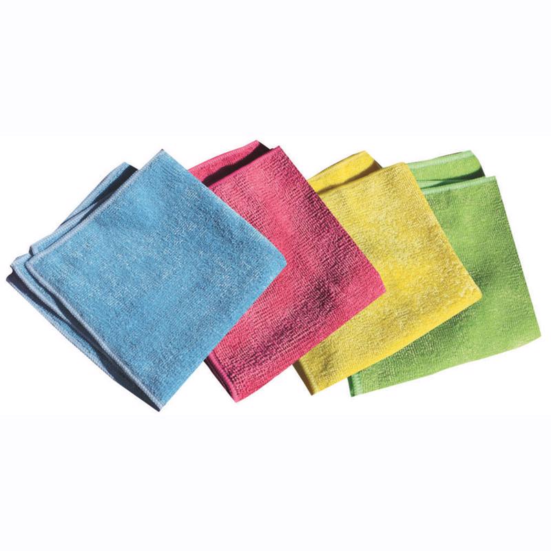 E-Cloth Microfiber Cleaning Cloth 12.5 in. W X 12.5 in. L 4 pk