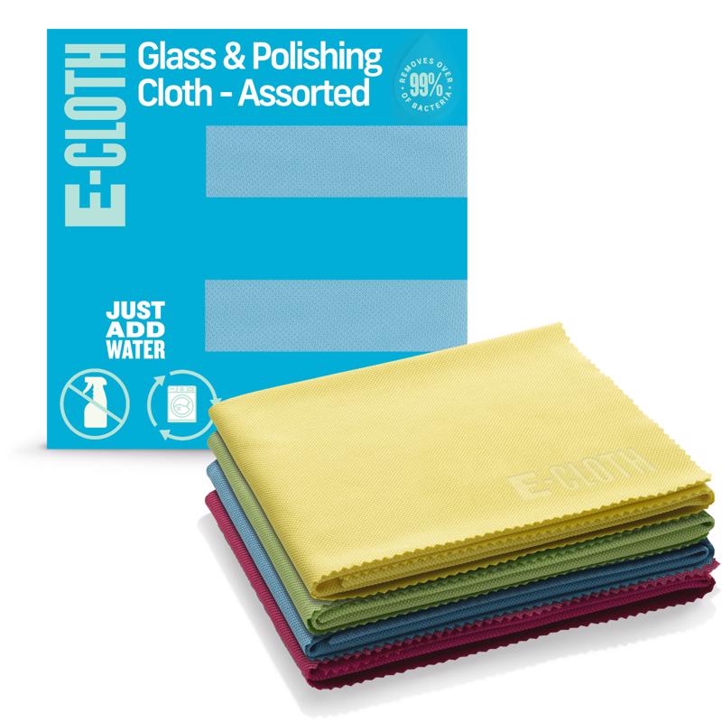 GLASS/POLISH CLOTH4PK