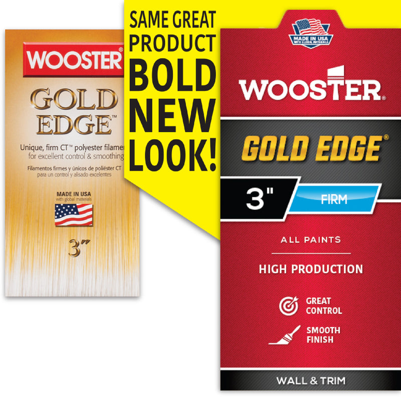 Wooster Gold Edge 2 in. Angle Paint Brush