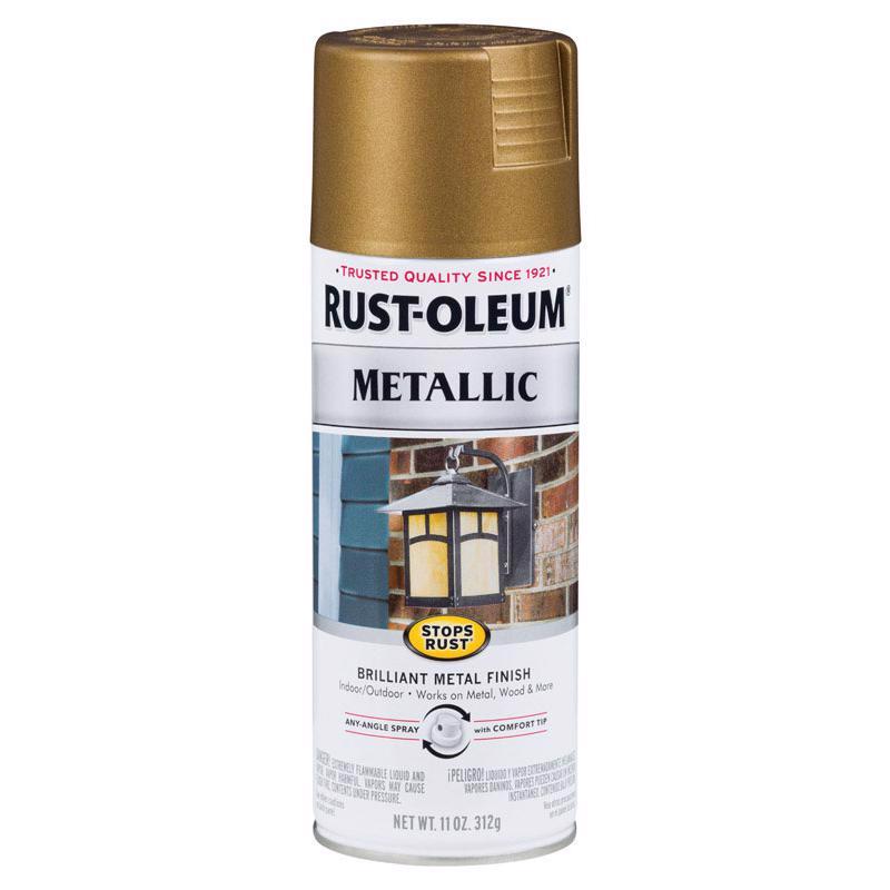 Rust-Oleum Stops Rust Champagne Bronze Spray Paint 11 oz