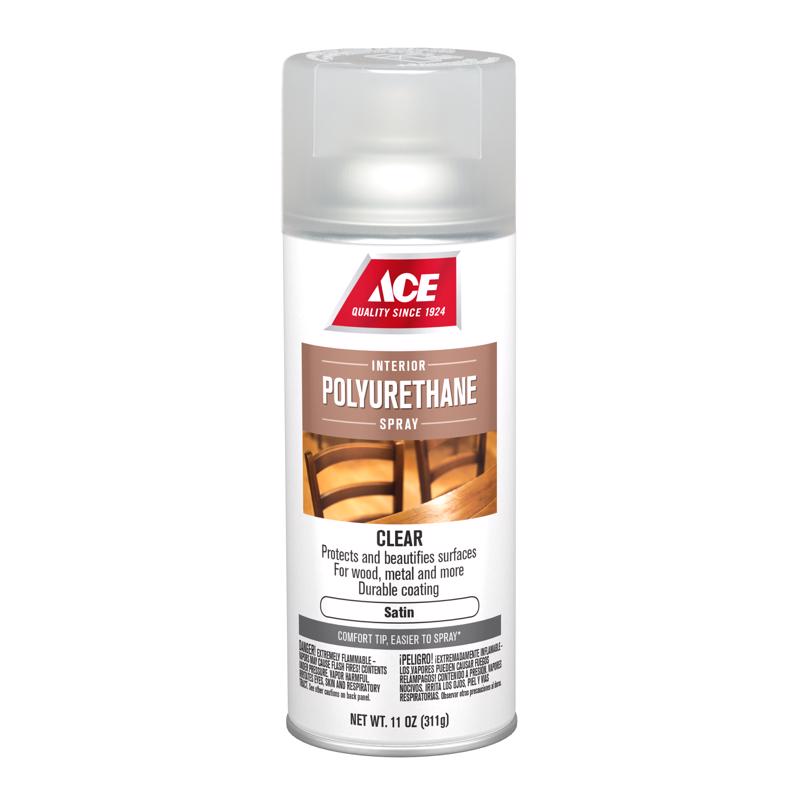 Ace Interior Satin Clear Polyurethane Spray 11 oz