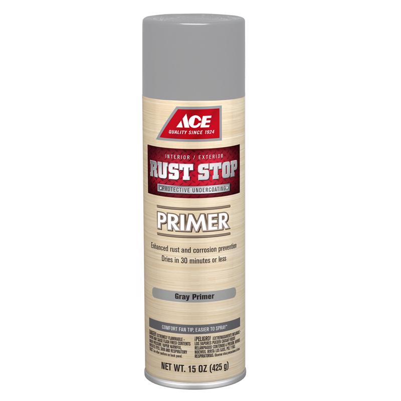 Ace Rust Stop Gray Spray Primer 15 oz