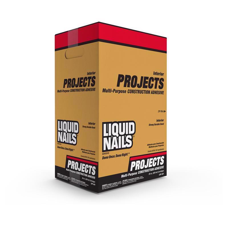 Liquid Nails Project Synthetic Rubber Construction Adhesive 28 oz