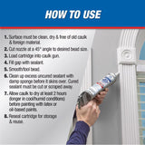 Phenoseal Does It All White Vinyl Kitchen and Bath Adhesive Caulk 10 oz