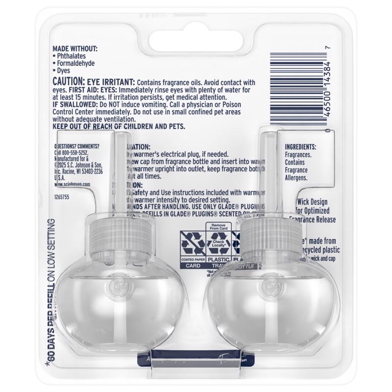 Glade Plug-Ins Clean Linen Scent Air Freshener Refill 1.34 oz Liquid