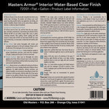 Old Masters Masters Armor Flat Clear Water-Based Floor Finish 1 gal