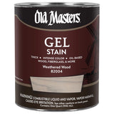 Old Masters Semi-Transparent Weathered Wood Oil-Based Alkyd Gel Stain 1 qt